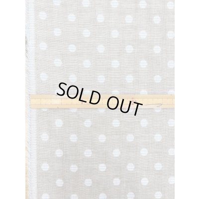 画像3: 生地：ボーダードット柄ダブルガーゼ（茶／水色）