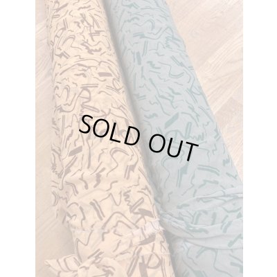 画像7: 生地：ポリエステルプリントジョーゼット（薄緑／緑）