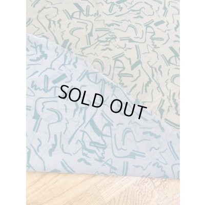 画像3: 生地：ポリエステルプリントジョーゼット（薄緑／緑）