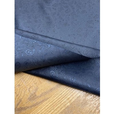 画像4: 生地：ペイズリー柄ジャガードポリエステル（紺）