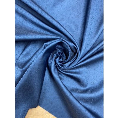 画像7: 生地：ペイズリー柄ジャガードポリエステル（紺）