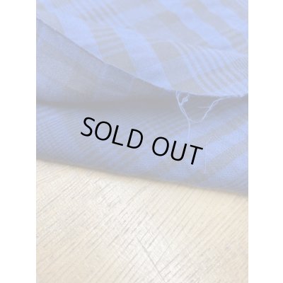 画像5: 生地：チェック柄綿100％リップル加工（紺／濃紺）