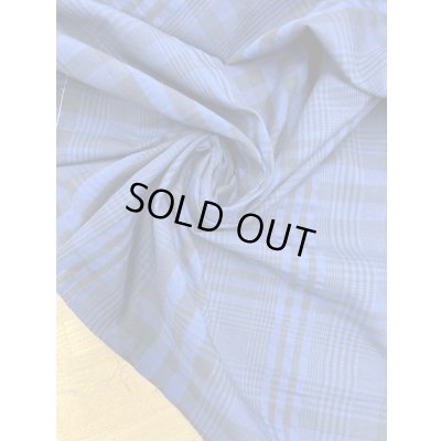 画像8: 生地：チェック柄綿100％リップル加工（紺／濃紺）