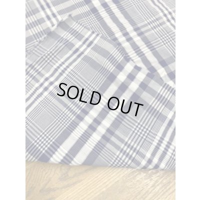 画像3: 生地：チェック柄綿100％リップル加工（白／紺）
