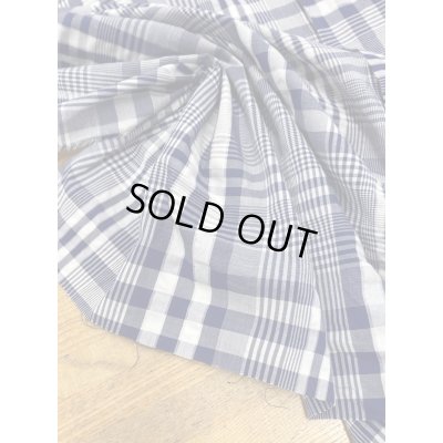 画像5: 生地：チェック柄綿100％リップル加工（白／紺）