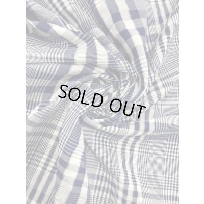 画像6: 生地：チェック柄綿100％リップル加工（白／紺）