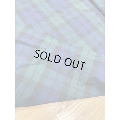 画像3: 生地：ブラックウォッチ柄綿100％リップル加工（グリーン）