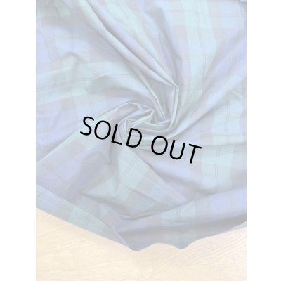 画像6: 生地：ブラックウォッチ柄綿100％リップル加工（グリーン）