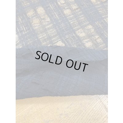 画像3: 生地：チェック柄ポリエステルレーヨン綿リップル加工（黒）