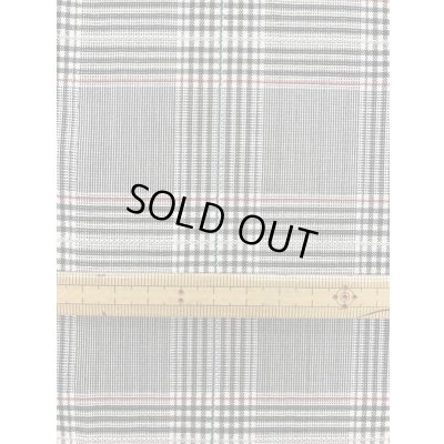 画像3: 生地：チェック柄ポリエステルウールストレッチ（グレー／紺／赤）