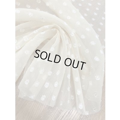 画像4: 生地：ドット柄カットボイルポリエステル（イエロー）