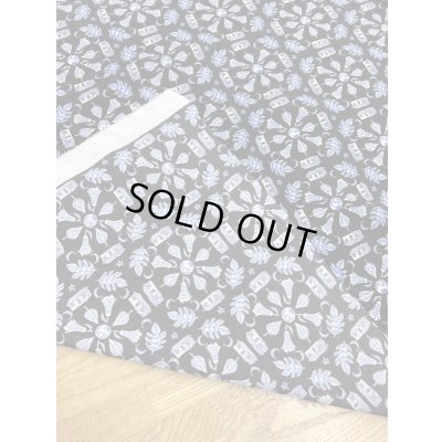 画像3: 生地：家葉っぱ柄ポリエステル100％（紺）