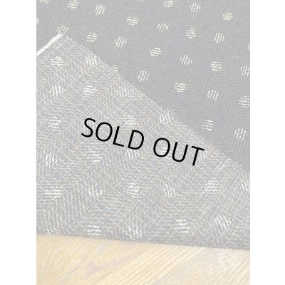 画像3: 生地：ヘリンボーン水玉プリントポリエステル（茶／ベージュ）