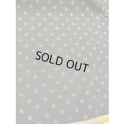 画像7: 生地：ヘリンボーン水玉プリントポリエステル（茶／ベージュ）