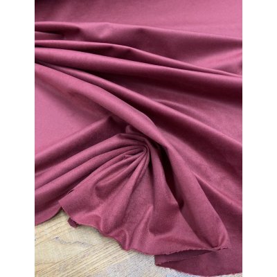 画像5: 生地：ポリエステル100％カラースエード（エンジ）