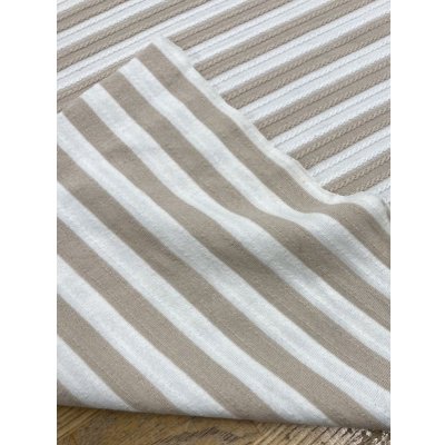 画像3: 生地：変わり織りボーダーニット（ベージュ）