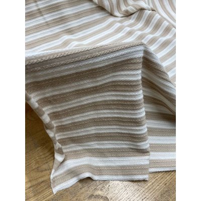 画像7: 生地：変わり織りボーダーニット（ベージュ）