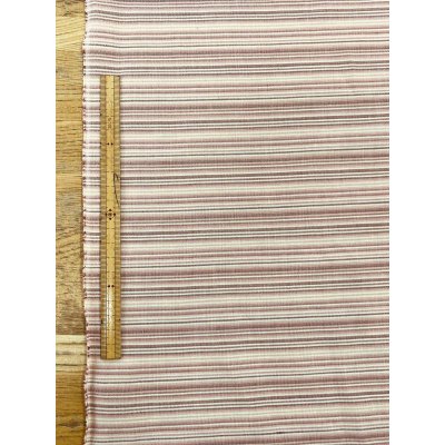 画像3: 生地：綿100％ボーダー柄（赤系）