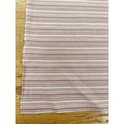 画像5: 生地：綿100％ボーダー柄（赤系）