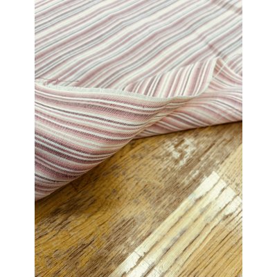 画像7: 生地：綿100％ボーダー柄（赤系）