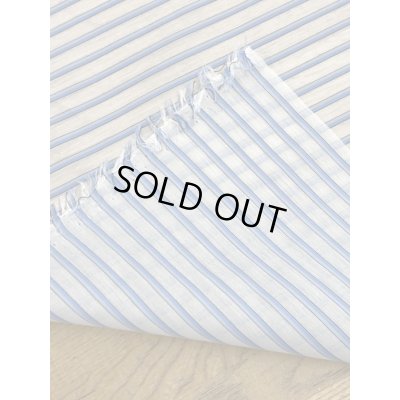 画像3: 生地：シアー素材・ポリエステルボーダー（白／青）