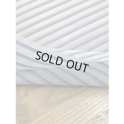 画像4: 生地：シアー素材・ポリエステルボーダー（白／青）