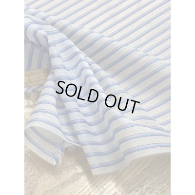 画像5: 生地：シアー素材・ポリエステルボーダー（白／青）