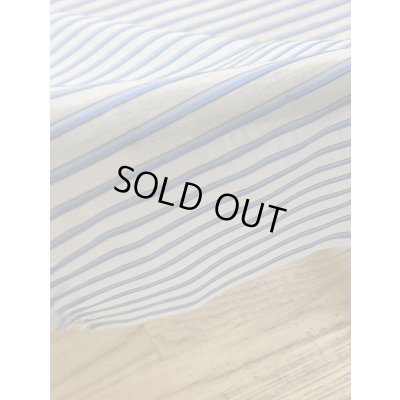 画像6: 生地：シアー素材・ポリエステルボーダー（白／青）