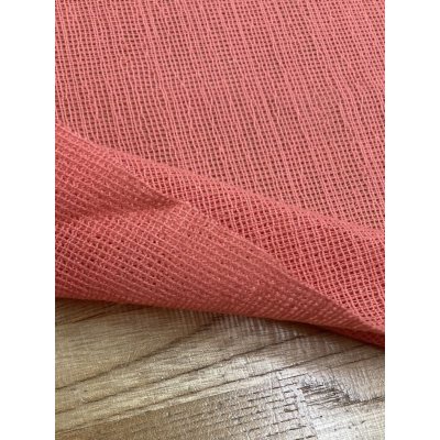 画像4: 生地:スタンラッセル綿70%ナイロン30%(ピンクオレンジ)
