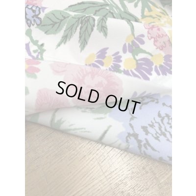 画像4: 生地：ポリエステル花柄プリントストライプ（白／ピンク）