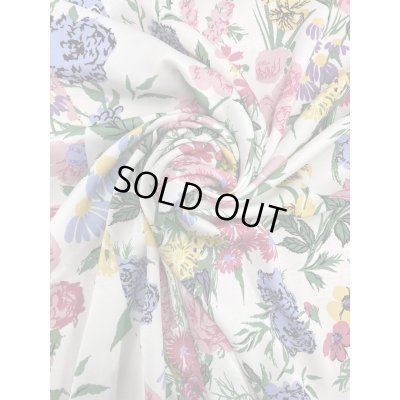 画像8: 生地：ポリエステル花柄プリントストライプ（白／ピンク）