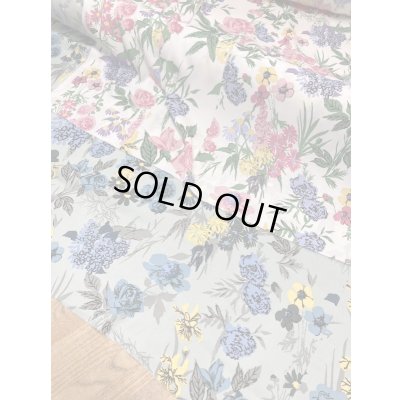 画像9: 生地：ポリエステル花柄プリントストライプ（水色／ブルー）