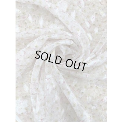 画像7: 生地：ダブル幅花柄プリントカットボイル（薄ピンク）