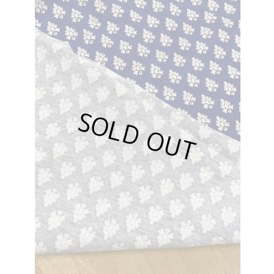 画像3: 生地:プロヴァンス柄綿100%天竺(青/白)