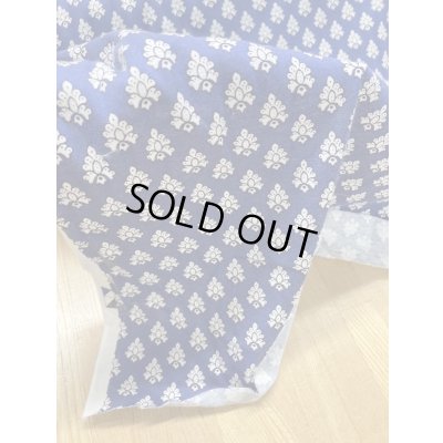 画像5: 生地:プロヴァンス柄綿100%天竺(青/白)