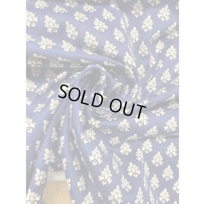 画像7: 生地:プロヴァンス柄綿100%天竺(青/白)