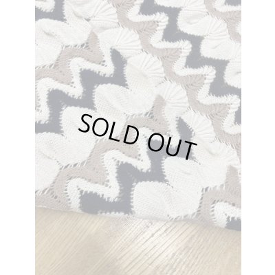 画像3: 生地：なみなみ手編み風透かし編みニット（キナリ／ベージュ／黒）