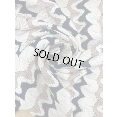 画像8: 生地：なみなみ手編み風透かし編みニット（キナリ／ベージュ／黒）