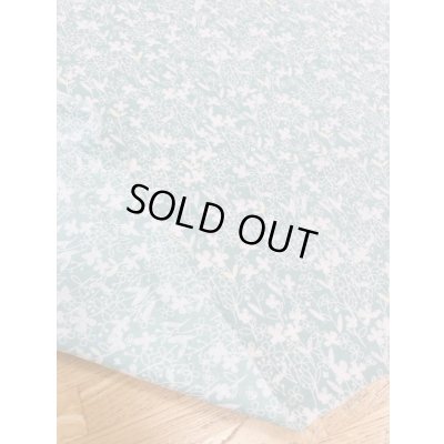 画像3: 生地：綿100％手書き花柄プリント80ローン（グリーン）