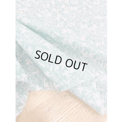 画像6: 生地：綿100％手書き花柄プリント80ローン（グリーン）