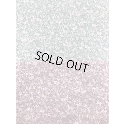 画像8: 生地：綿100％手書き花柄プリント80ローン（グリーン）