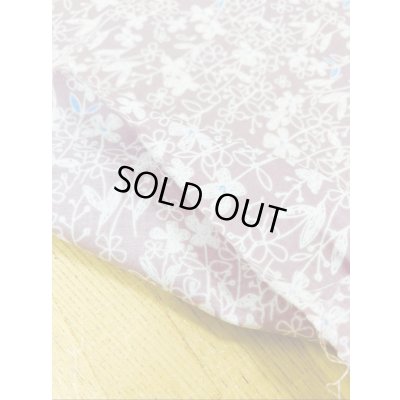 画像4: 生地：綿100％手書き花柄プリント80ローン（ピンク）