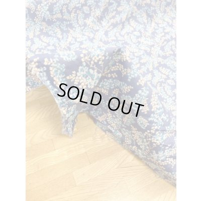 画像6: 生地：綿100％花柄プリント80ローン（ブルー）