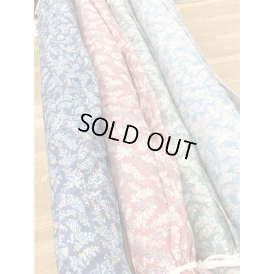 画像8: 生地：綿100％花柄プリント80ローン（ブルー）