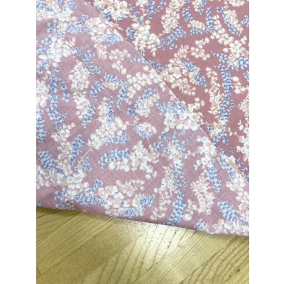 画像3: 生地：綿100％花柄プリント80ローン（ピンク）