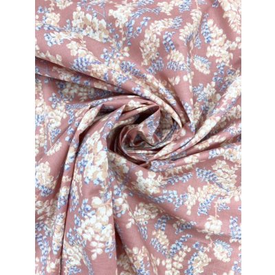 画像6: 生地：綿100％花柄プリント80ローン（ピンク）