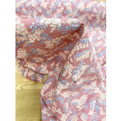 画像7: 生地：綿100％花柄プリント80ローン（ピンク）