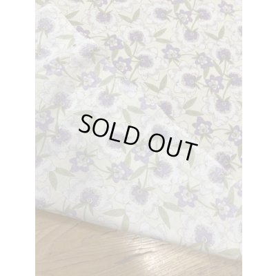 画像3: 生地：綿100％花柄プリント80ローン（イエロー／ベージュ）