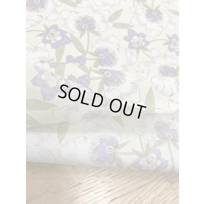 画像4: 生地：綿100％花柄プリント80ローン（イエロー／ベージュ）