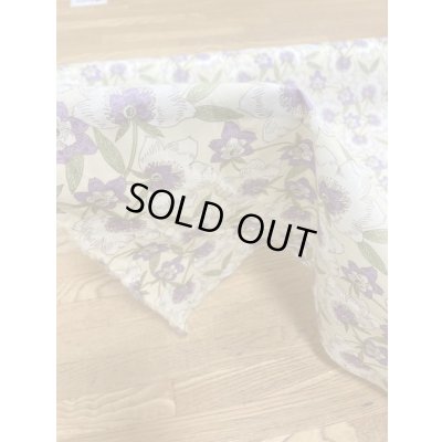 画像5: 生地：綿100％花柄プリント80ローン（イエロー／ベージュ）